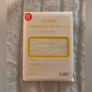Hobonichi Techo Original 2026 - English Edition - A6